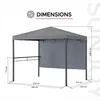 Sunjoy Stoff Whirlpool Pavillon KABRU 2x3 - 220cm x 280cm, Produktbild-Vorschau 7