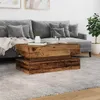 vidaXL Couchtisch mit LED-Leuchten Altholz-Optik 90x50x40 Produktbild-Vorschau 3