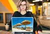 MuchoWow® Laptop Aufkleber Sticker Cover Strandkorb - Produktbild-Vorschau 5