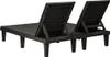 vidaXL Doppel-Sonnenliege Schwarz 155x138x83 cm Produktbild-Vorschau 6