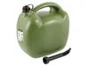 Benzinkanister aus Kunststoff, 20L, oval, khaki Produktbild-Vorschau 2