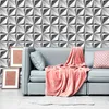 10m VLIES TAPETE Rolle 3D Effekt Minimalismus Mosaik Produktbild-Vorschau 2