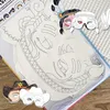 Folia 23219 Masque pour enfant - 6 pièces assorties, blanc Voir les images du produit 8