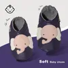 YALION Baby Krabbelschuhe weiches Leder rutschfest Elefant Produktbild-Vorschau 3