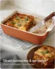 Grand plat à gratin Praknu - Plat à lasagnes en céramique - Voir les images du produit 4