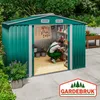 GARDEBRUK Abri de jardin métal XXL vert Voir les images du produit 5