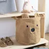 CHILDHOME Aufbewahrungskorb Teddy 30x30x30 cm Beige Produktbild-Vorschau 2