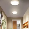 A hallway with two ceiling lights, a door, and artwork on the wall. Náhľad obrázku produktu