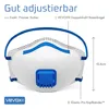 VEVOX® FFP1 Maske mit Ventil – 5er, 10er oder 20er Set – Produktbild-Vorschau 8