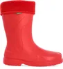 A red rain boot with a red knitted cuff. Náhled obrázku produktu