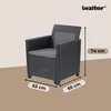 Allibert CLAIRE 5 SEATERS set  - grafit Náhled obrázku produktu 4