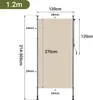 Izrielar Tenda da sole verticale Tenda da esterno 120 x 270 Anteprima dell’immagine prodotto 2