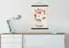 MuchoWow® Textilposter Schmetterlinge - Blumen - Stilleben Produktbild-Vorschau 3