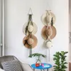 Macramé věšák na klobouky, boho věšák na klobouky na zeď, Náhled obrázku produktu 6