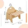 Relaxdays Kinderstuhl, integr. Kindertisch, Kleinkind ab 1, Produktbild-Vorschau 4