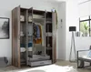 Kleiderschrank Drehtürenschrank Schrank Schlafzimmerschrank Produktbild-Vorschau 3