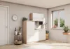 A small kitchen setup in a room with a window. Produktbild-Vorschau