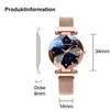 A diagram showing the dimensions of a watch, with a product image. Produktbild-Vorschau