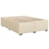 vidaXL Boxspringbett mit Matratze Creme 140x200 cm Stoff Produktbild-Vorschau 5