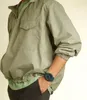 A person wearing a green jacket and a blue watch. Produktbild-Vorschau