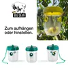 BigDean 3er Set Wespenfallen für draußen in Grün 9x13cm - Produktbild-Vorschau 4