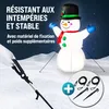 MONZANA® Bonhomme de neige gonflable 120 cm XL décoration Voir les images du produit 5