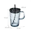 Set da 10 bicchieri Relaxdays, bicchieri con coperchio e Anteprima dell’immagine prodotto 4