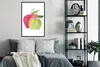 MuchoWow® Gerahmtes Poster Äpfel - Aquarell - Weiß 60x90 cm Produktbild-Vorschau 4