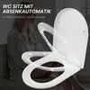 DERW Toilettendeckel WC Sitz mit Absenkautomatik, Klodeckel Produktbild-Vorschau 5