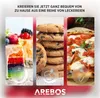 AREBOS retro robot da cucina 1800W rosso | 6L ciotola di Anteprima dell’immagine prodotto 8