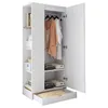 Armoire Merax : Armoire à une porte avec étagères et Voir les images du produit 10
