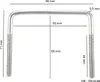 Repset Dachbox U-Bügel 80 mm Dachträger Metallauflage für Produktbild-Vorschau 4