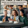 IvoQ 2er Set Stehtische Schwarz – Inklusive 2 schwarzer Produktbild-Vorschau 6