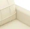 vidaXL 3-Sitzer-Sofa Creme 180 cm Kunstleder Produktbild-Vorschau 6