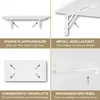 Wandklapptisch Schreibtisch Tischplatte 80x40 cm in Weiß Produktbild-Vorschau 5