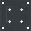 Pfostenträger Quadrat 4 Stk. 81x81 mm Pulverbeschichteter Produktbild-Vorschau 8
