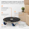 ECD Germany Wózek transportowy okrągły, Ø 57x14,5 cm, z Podgląd zdjęcia produktu 3