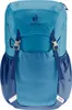 A front view of a blue Deuter backpack. Produktbild-Vorschau