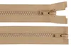 1 Reißverschluss 2-Wege 5mm 70 cm teilbar Autolock Doppelzipper beige Produktbild-Vorschau