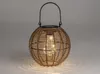 Formano Solarlaterne Garten LED Metall 19 cm Rattan-Optik Produktbild-Vorschau 5