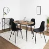 Chaise - HOME DECO FACTORY - Gustav - Noir Voir les images du produit 6