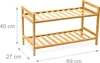 Relaxdays schoenenrek, hoogte x breedte x diepte: 40 x 69 x Productafbeelding-voorbeeld 4