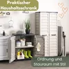 Gartenschrank Wetterfest Outdoor Kunststoff Schrank Produktbild-Vorschau 7