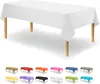 12er Pack weiße Einweg-Tischdecken 137*274 cm - Produktbild-Vorschau 1