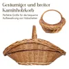 Creative Home Holztrage Kaminholzkorb Kaminkorb Tragekorb | Produktbild-Vorschau 5