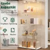 UnboxG Glasvitrine Standvitrine in Weiß mit LED, Produktbild-Vorschau 7