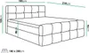 FurniDe24 Boxspringbett Leo 180x200 - Bett mit Matratze und Produktbild-Vorschau 7