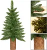 Umelý vianočný stromček zelená jedľa s pravým kmeňom 100 cm Náhľad obrázku produktu 4