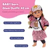 BABY born Glam Outfit mit pinkem Pailletten-Rock und Jacke, Produktbild-Vorschau 2