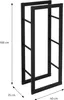 ML-Design Kaminholzregal aus Metall, 40x100 cm, Schwarz, Produktbild-Vorschau 6